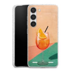 Carry Case Hülle Transparent/glitter ohne Band