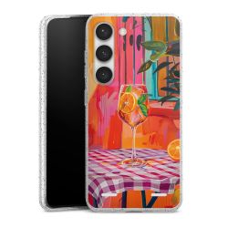 Carry Case Hülle Transparent/glitter ohne Band