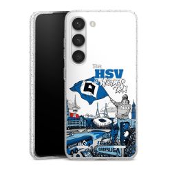 Carry Case Hülle Transparent/glitter ohne Band