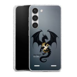 Carry Case Hülle Transparent/glitter ohne Band