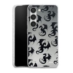 Carry Case Hülle Transparent/glitter ohne Band