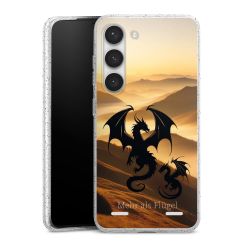 Carry Case Hülle Transparent/glitter ohne Band