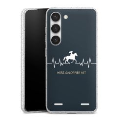 Carry Case Hülle Transparent/glitter ohne Band