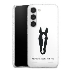 Carry Case Hülle Transparent/glitter ohne Band