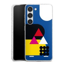 Carry Case Hülle Transparent/glitter ohne Band