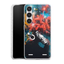 Carry Case Hülle Transparent/glitter ohne Band