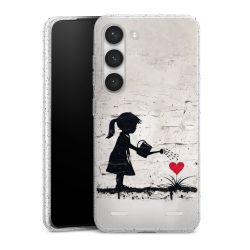 Carry Case Hülle Transparent/glitter ohne Band