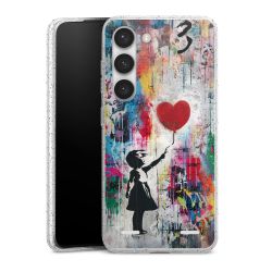 Carry Case Hülle Transparent/glitter ohne Band