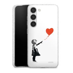 Carry Case Hülle Transparent/glitter ohne Band