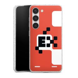 Carry Case Hülle Transparent/glitter ohne Band