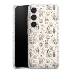 Carry Case Hülle Transparent/glitter ohne Band