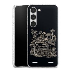 Carry Case Hülle Transparent/glitter ohne Band