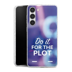 Carry Case Hülle Transparent/glitter ohne Band