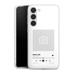 Carry Case Hülle Transparent/glitter ohne Band