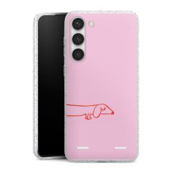 Carry Case Hülle Transparent/glitter ohne Band