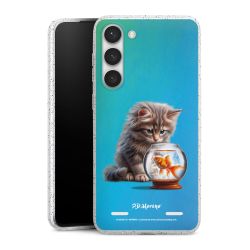 Carry Case Hülle Transparent/glitter ohne Band