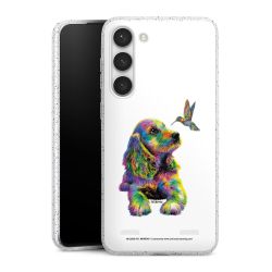 Carry Case Hülle Transparent/glitter ohne Band