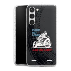 Carry Case Hülle Transparent/glitter ohne Band