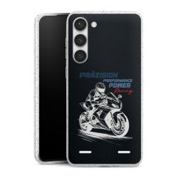 Carry Case Hülle Transparent/glitter ohne Band