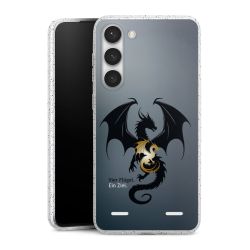 Carry Case Hülle Transparent/glitter ohne Band