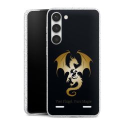 Carry Case Hülle Transparent/glitter ohne Band