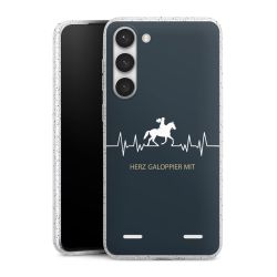 Carry Case Hülle Transparent/glitter ohne Band