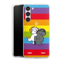 Carry Case Hülle Transparent/glitter ohne Band