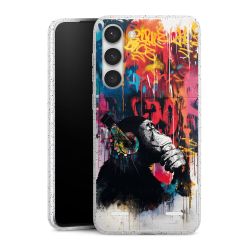 Carry Case Hülle Transparent/glitter ohne Band