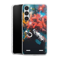 Carry Case Hülle Transparent/glitter ohne Band