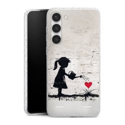 Carry Case Hülle Transparent/glitter ohne Band