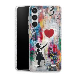 Carry Case Hülle Transparent/glitter ohne Band