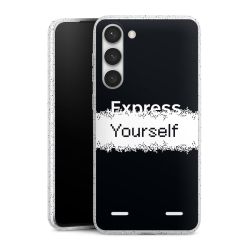 Carry Case Hülle Transparent/glitter ohne Band