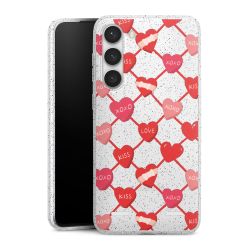 Carry Case Hülle Transparent/glitter ohne Band