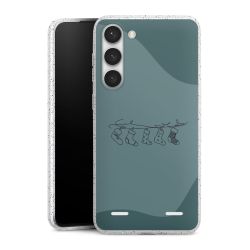 Carry Case Hülle Transparent/glitter ohne Band