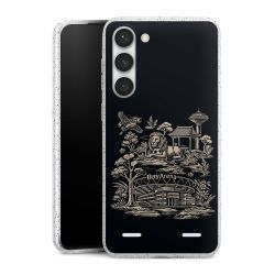 Carry Case Hülle Transparent/glitter ohne Band