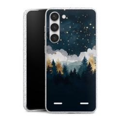 Carry Case Hülle Transparent/glitter ohne Band