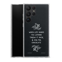 Carry Case Hülle Transparent/glitter ohne Band