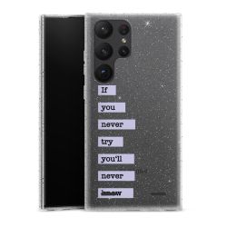 Carry Case Hülle Transparent/glitter ohne Band