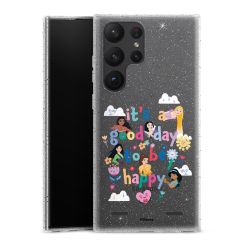 Carry Case Hülle Transparent/glitter ohne Band