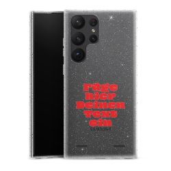 Carry Case Hülle Transparent/glitter ohne Band