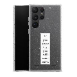 Carry Case Hülle Transparent/glitter ohne Band