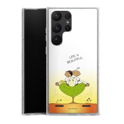 Carry Case Hülle Transparent/glitter ohne Band