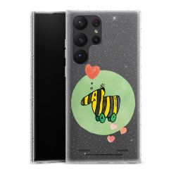 Carry Case Hülle Transparent/glitter ohne Band