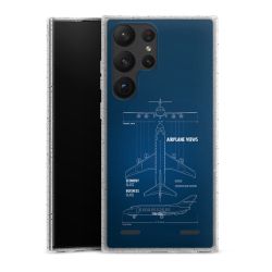 Carry Case Hülle Transparent/glitter ohne Band