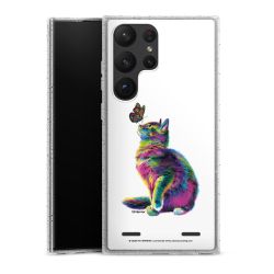 Carry Case Hülle Transparent/glitter ohne Band