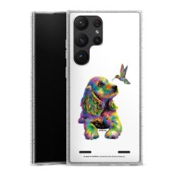 Carry Case Hülle Transparent/glitter ohne Band