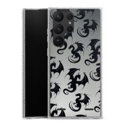 Carry Case Hülle Transparent/glitter ohne Band