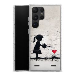 Carry Case Hülle Transparent/glitter ohne Band