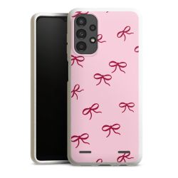 Schleifen Muster Rot Pink