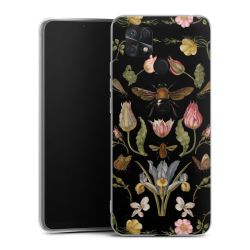 Wildblumen und Biene Schwarz